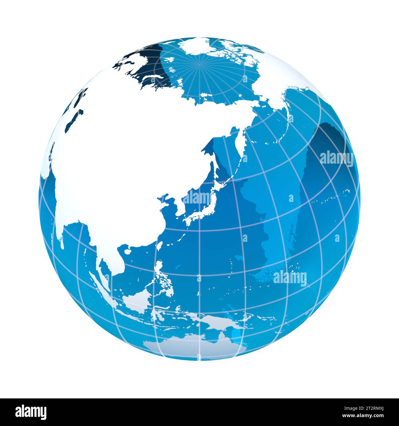 Japan, Asia, earth globe, world map Stock Photo