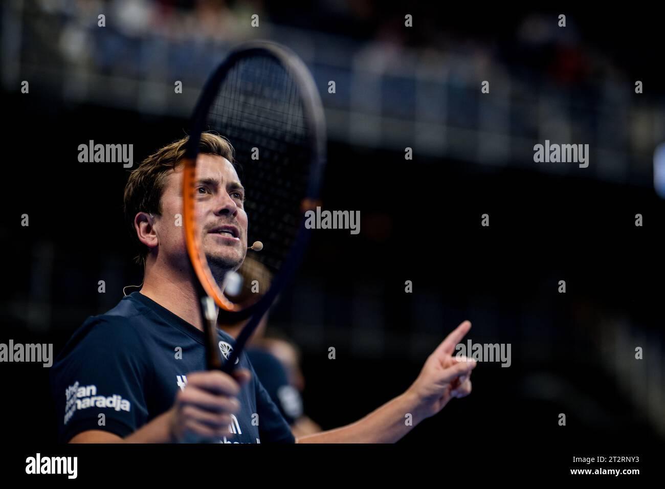 Antwerp, Belgium. 21st Oct, 2023. Niels Destadsbader is seen at and the