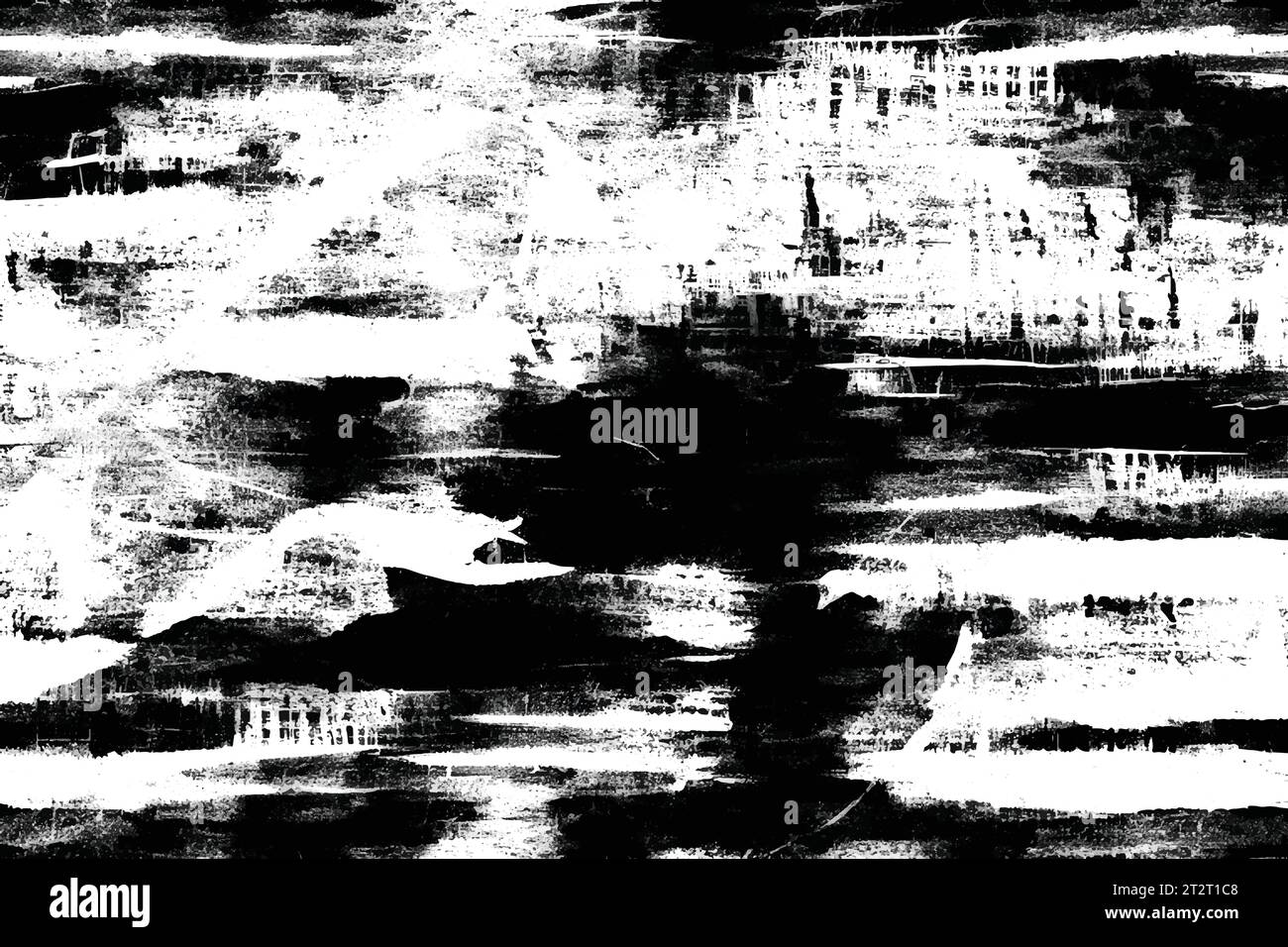 Black and white Grunge Texture . Abstract art. Grunge Texture Abstract