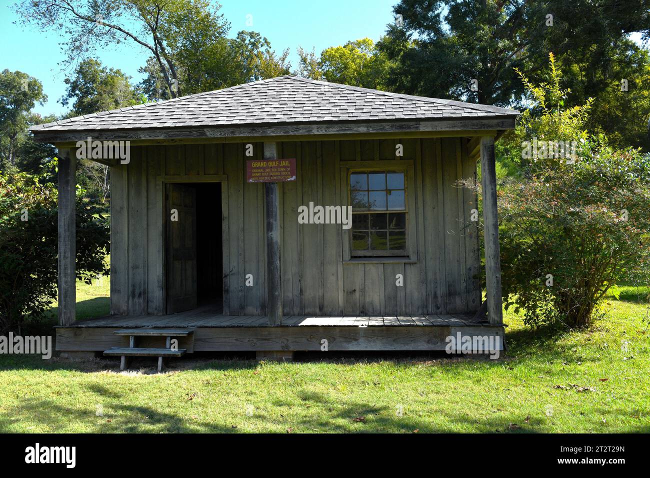 The Port Gibson Jail, Port Gibson, Mississippi. Stock Photo