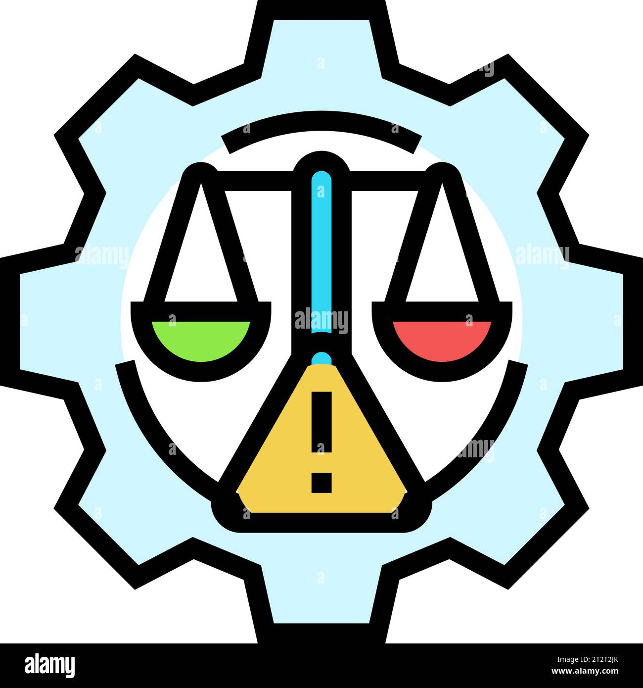 evaluation risk color icon vector illustration Stock Vector Image & Art ...