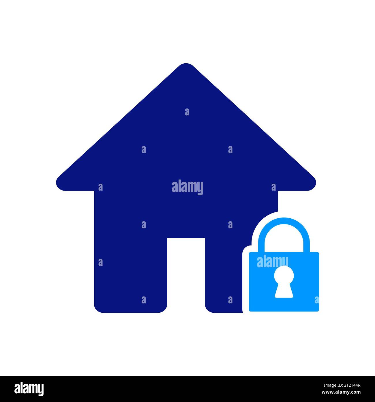 PROTECTOR OF YOUR FAMILY. Home Security, Protection, safety, security, protect, defense, House under protection. Smart Home, Lockdown. icon set. Stock Photo
