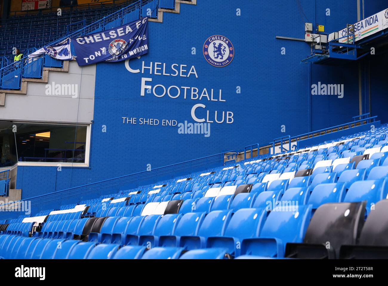 Press room, Chelsea Football Club, Stamford Bridge, Chelsea, London,  England Stock Photo - Alamy