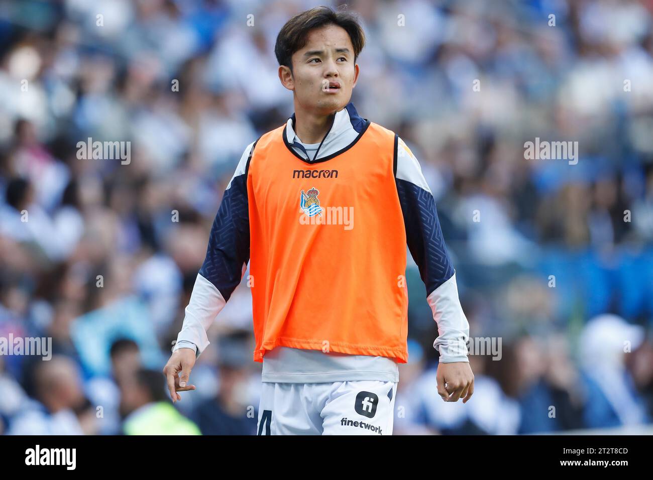 San Sebastian, Spain. 21st Oct, 2023. Takefusa Kubo (Sociedad) Football