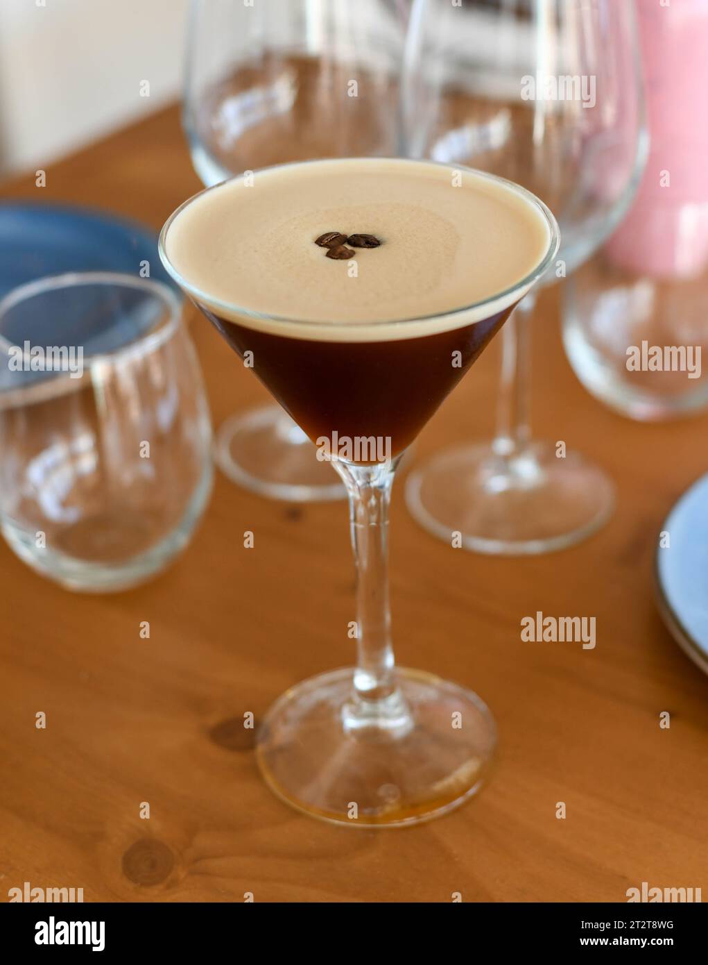 Espresso martini cocktail that is drunk cold and made with espresso