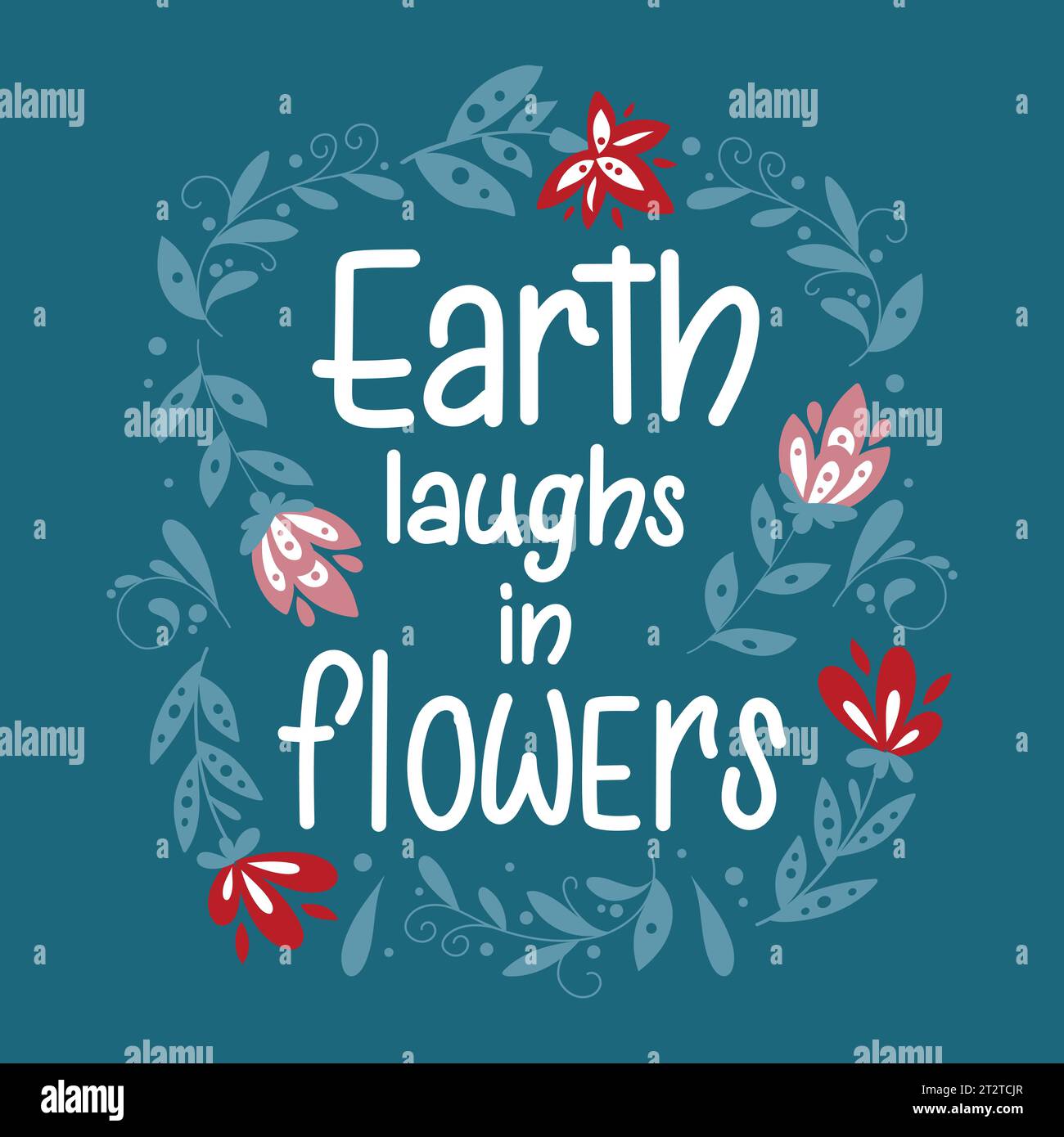 Earth flowers Stock Vector Images - Alamy