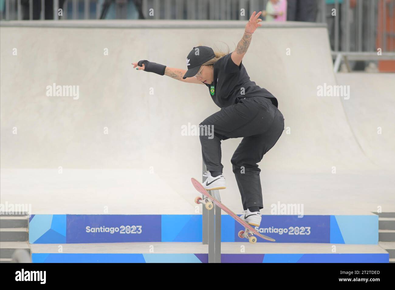 Pamela Rosa Santiago, Chile. 21st Oct, 2023. Pamela Rosa from Brazilian ...