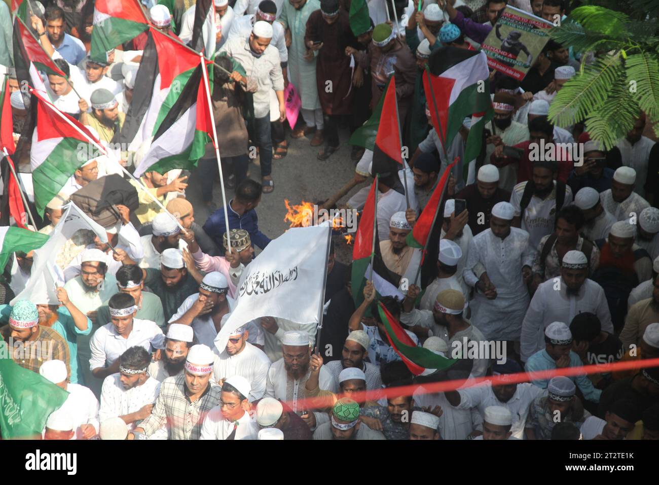 Dhaka angladesh 13 october various Islamic organizations marched from