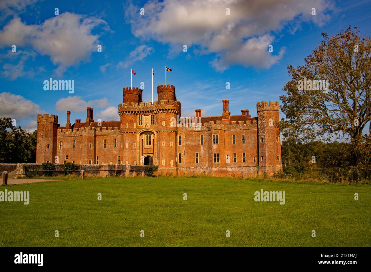 Herstmonceux Castle, East Sussex. UK Stock Photo - Alamy
