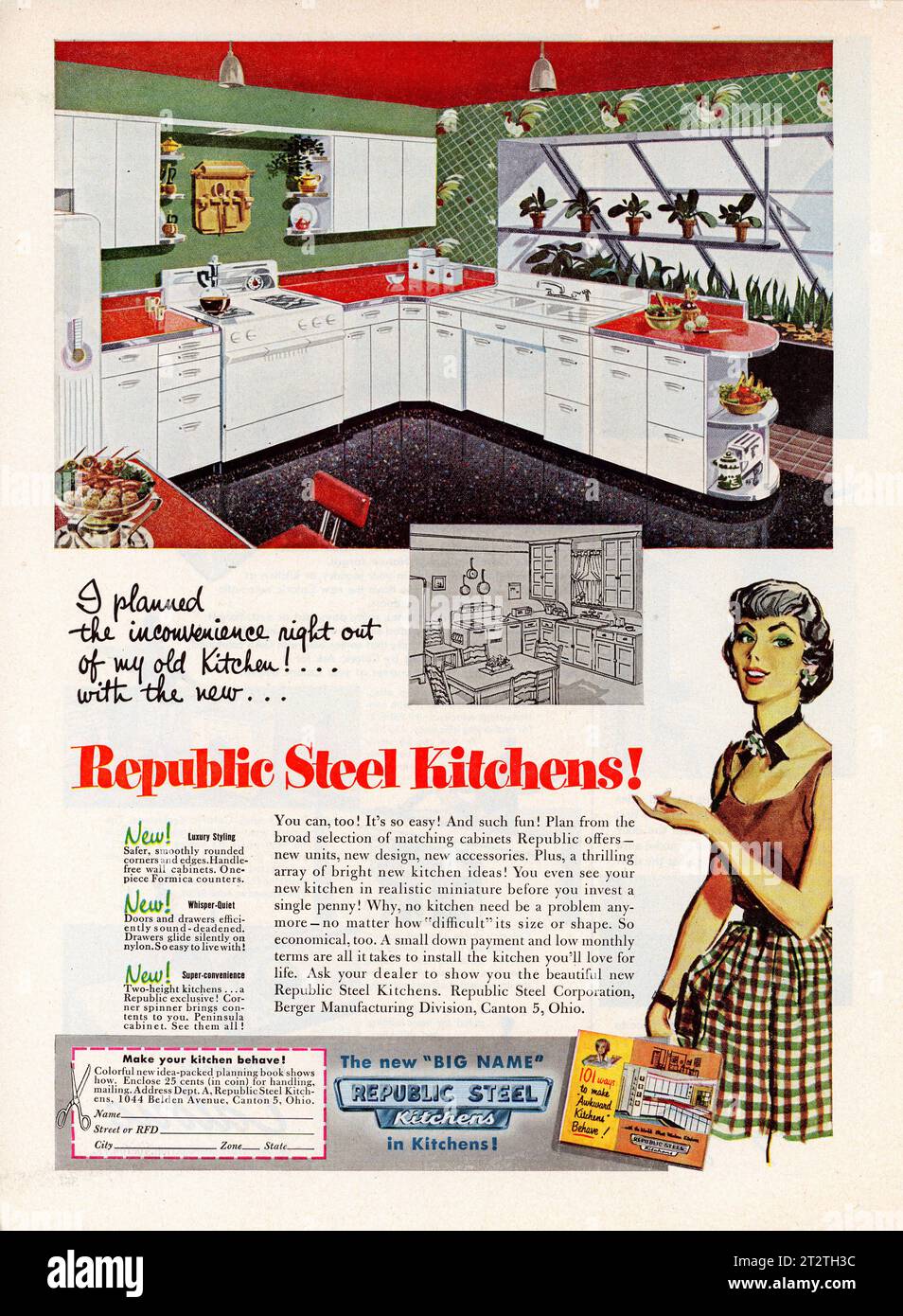 Vintage 'Good Housekeeping' Magazine November 1953 issue, USA Stock Photo