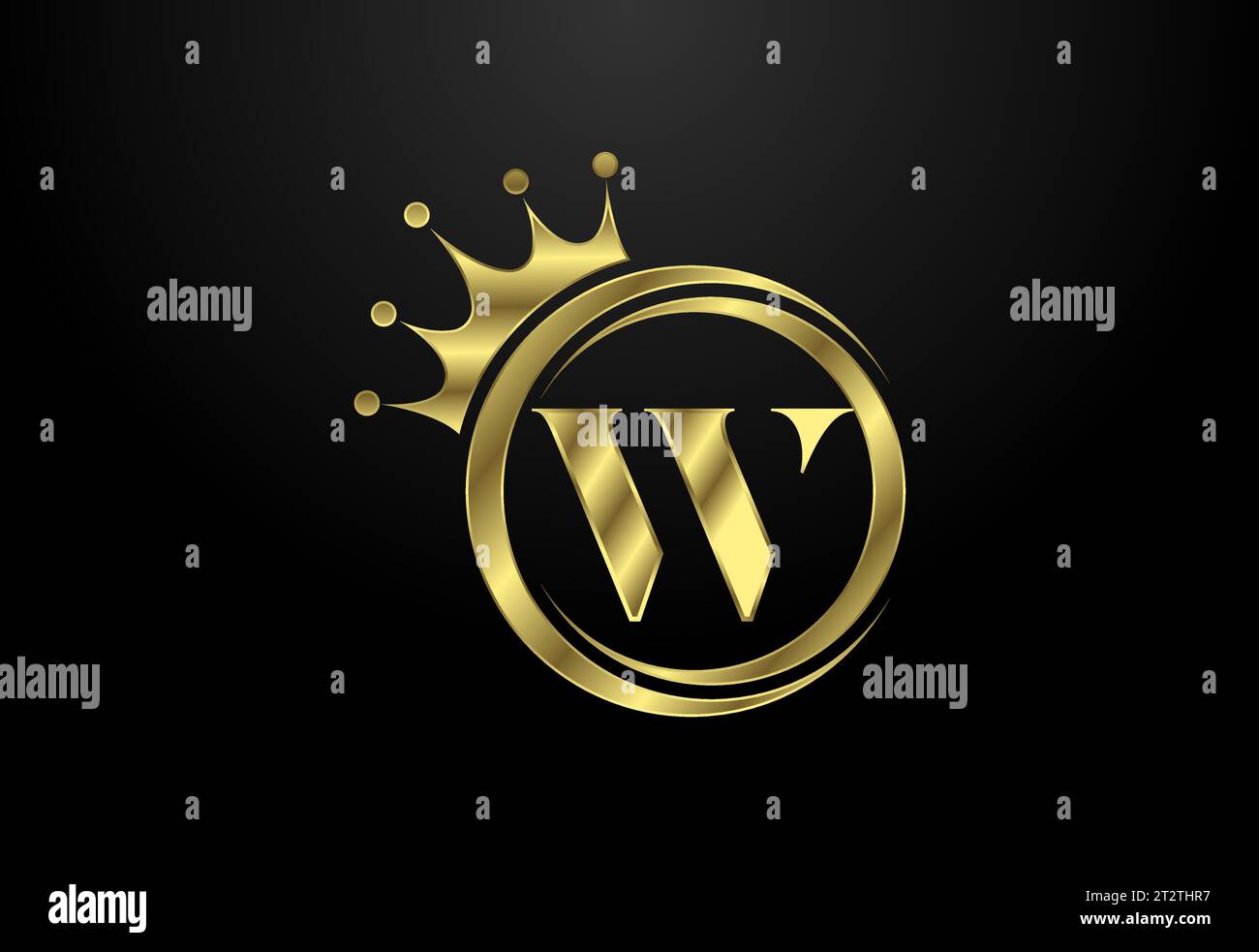 English alphabet with a crown. Royal, King, queen luxury symbol. Font