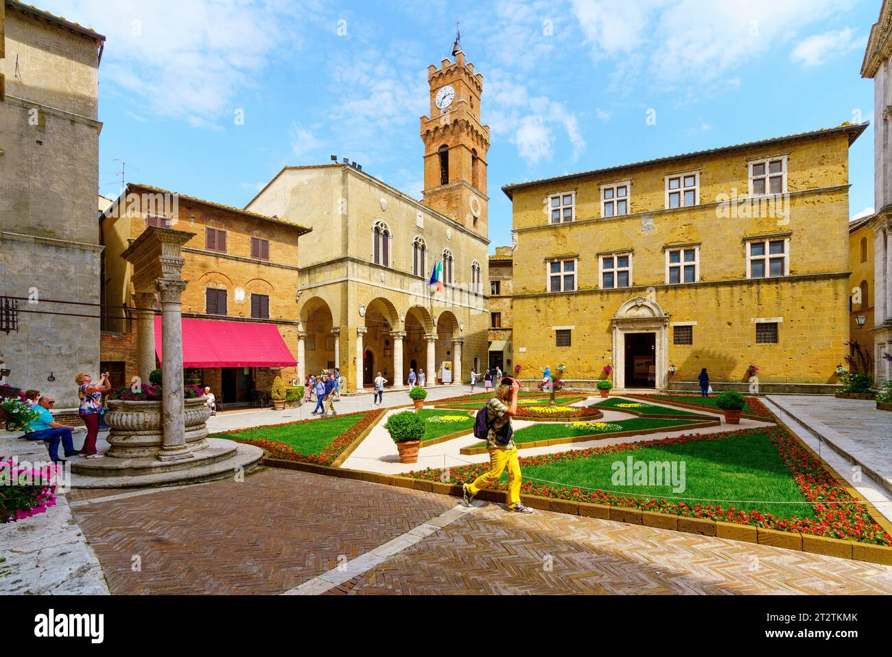 Pienza, Val D'Orcia ,Tuscany,Italy,Europe UNESCO World Heritage Site ...