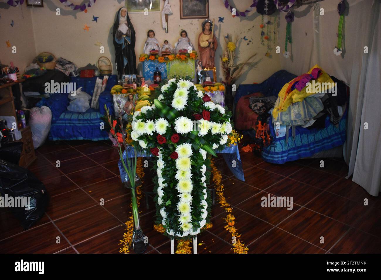 Day of the Dead in San Gregorio Atlapulco, Mexico City Stock Photo