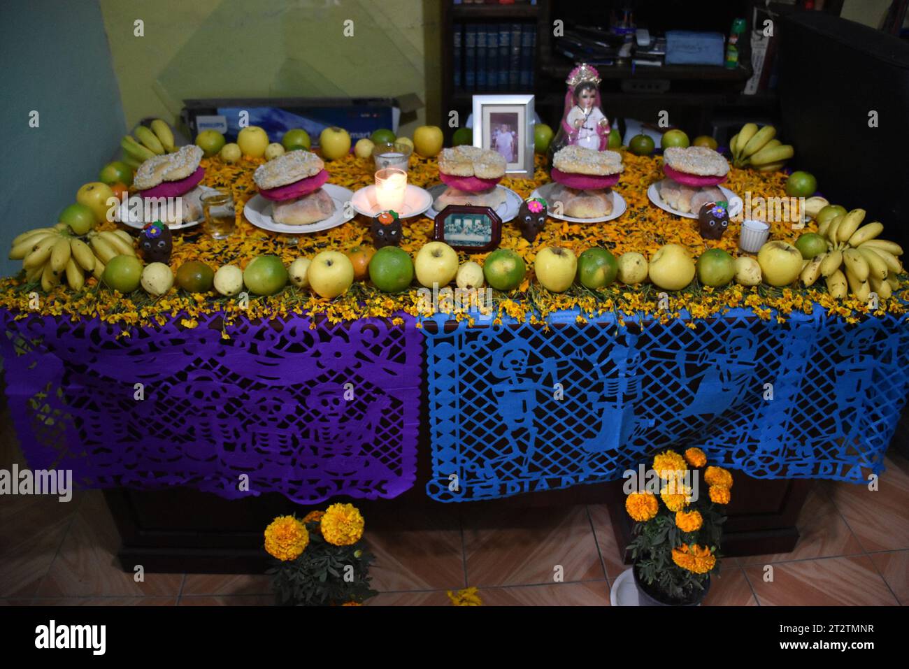 Day of the Dead in San Gregorio Atlapulco, Mexico City Stock Photo