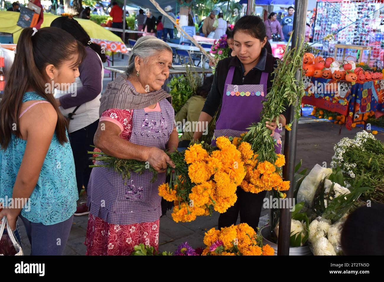 Day of the Dead in Huaquechula, Puebla Stock Photo