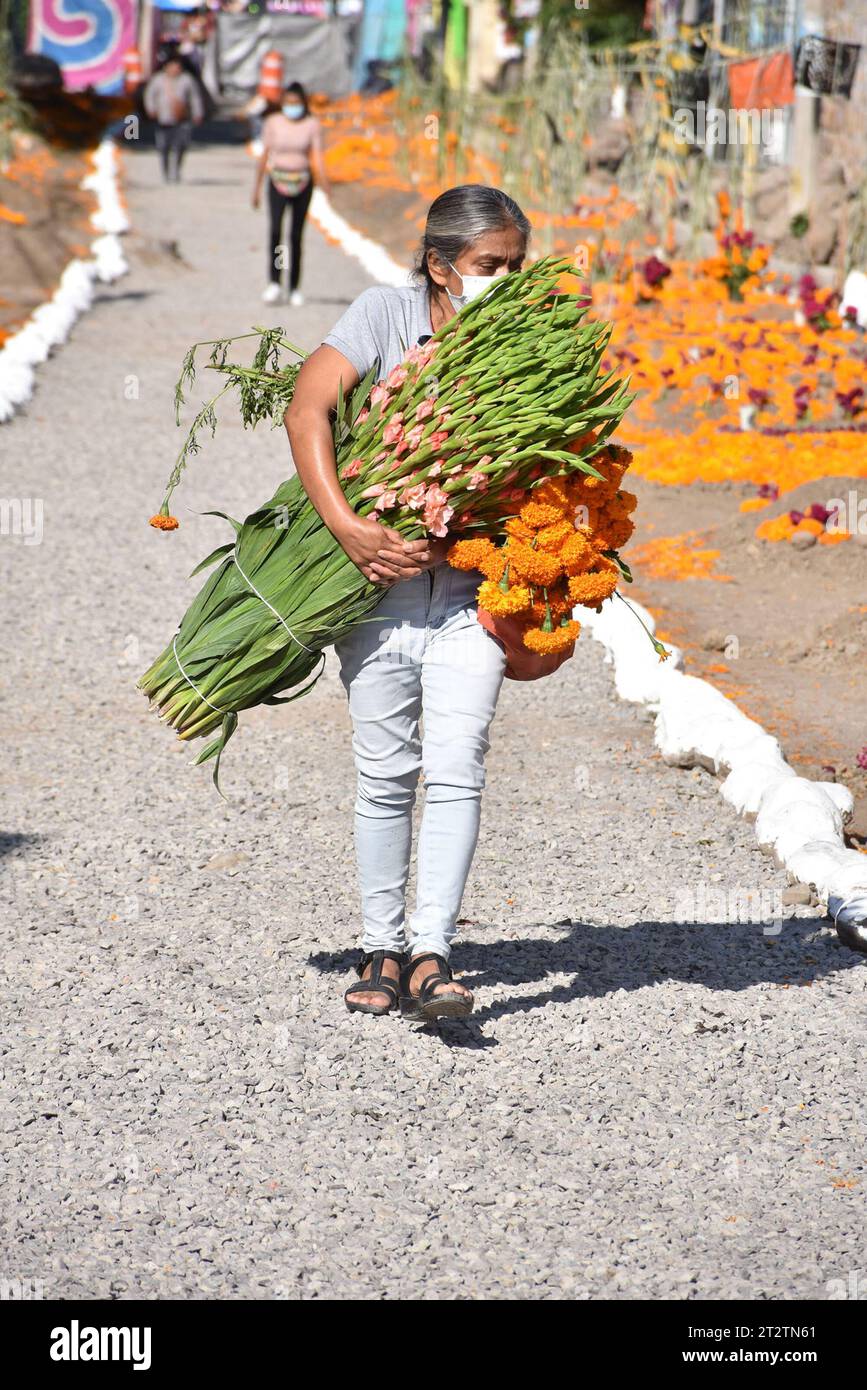 Day of the Dead in Huaquechula, Puebla Stock Photo