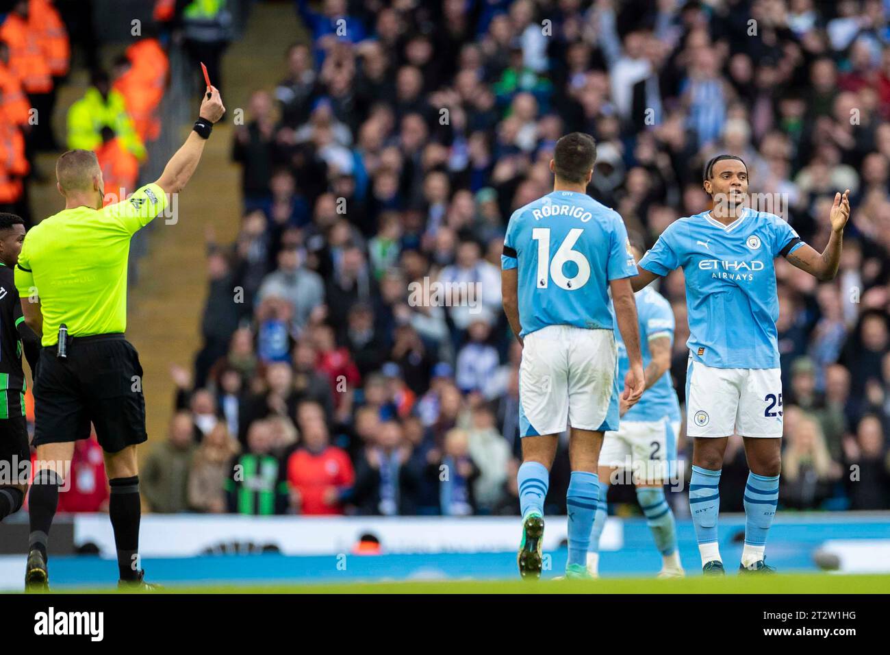 Manuel Akanji #25 of Manchester City during the Premier League