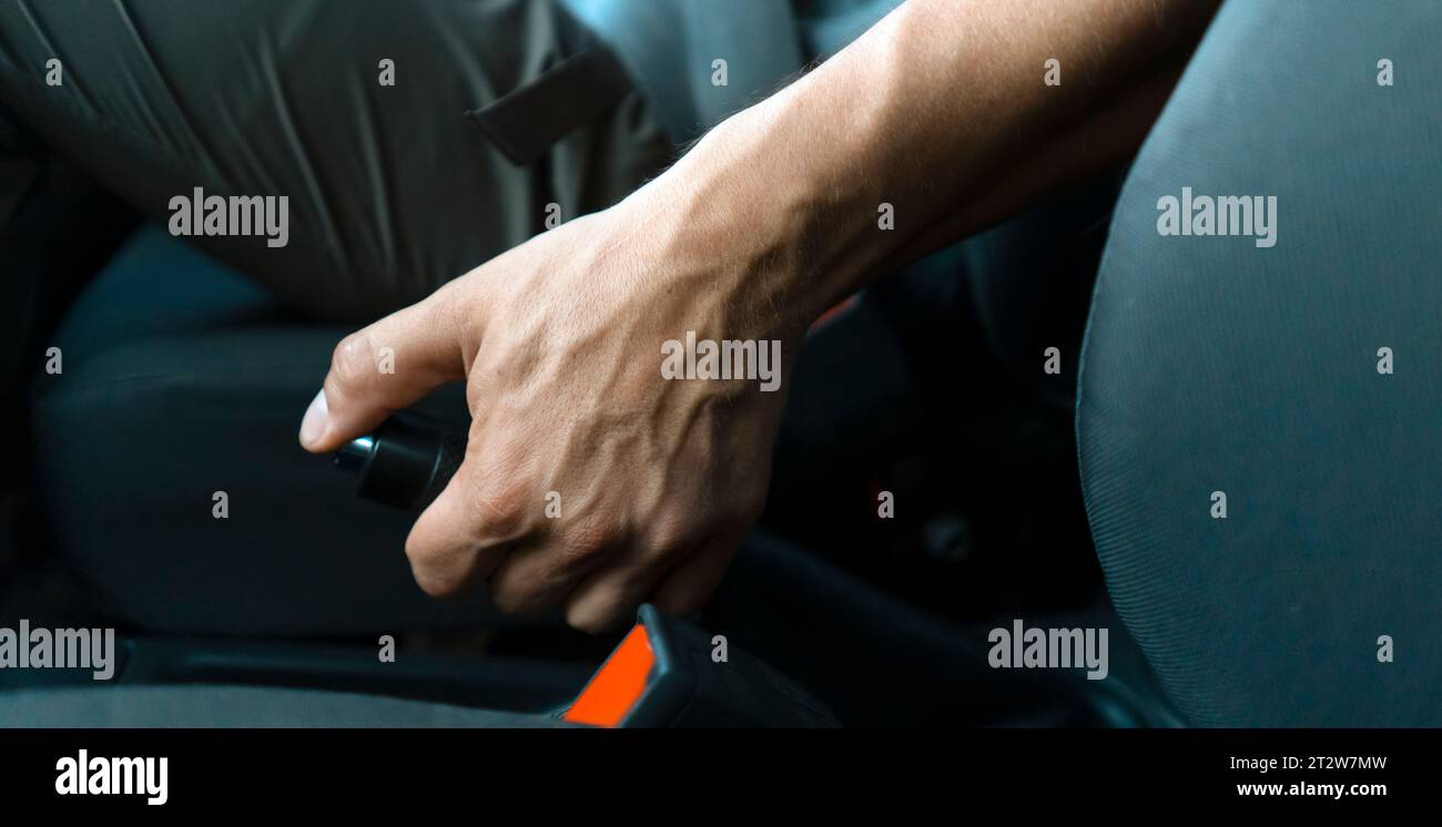 Car handbrake vehicle hires stock photography and images Alamy