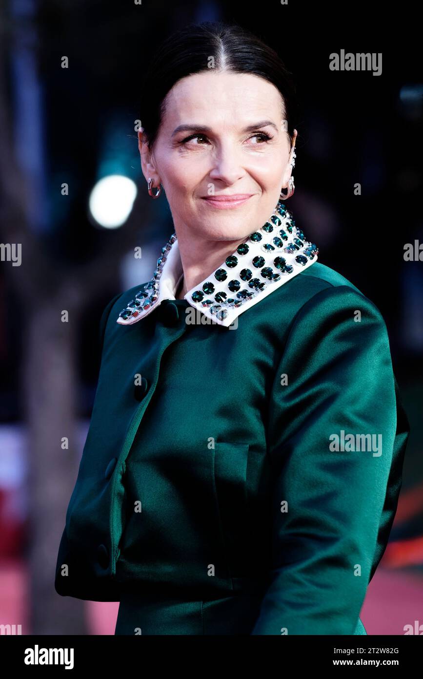 French actress Juliette Binoche at Rome Film Fest 2023. La Passion De Dodin Bouffant Red carpet. Rome (Italy), October 21st, 2023 Stock Photo