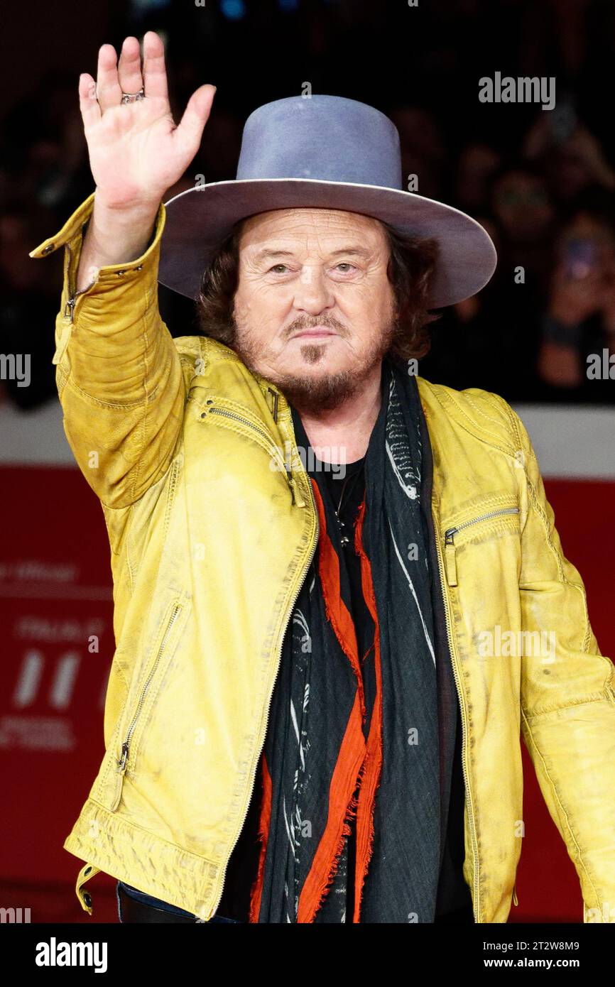 Italian singer Zucchero Fornaciari at Rome Film Fest 2023. Zucchero