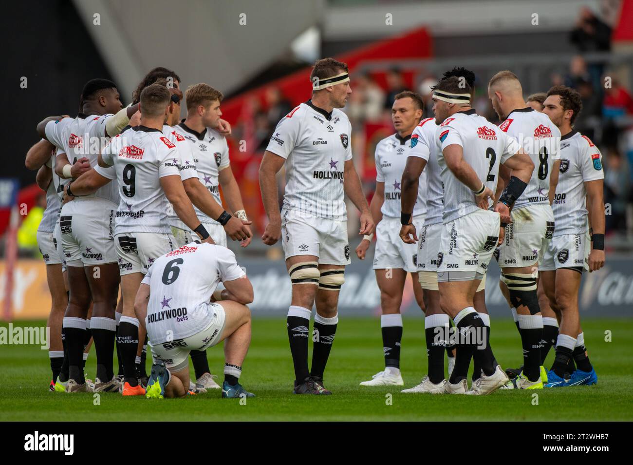 Limerick, Ireland. 21st Oct, 2023. The Sharks Players During The United ...