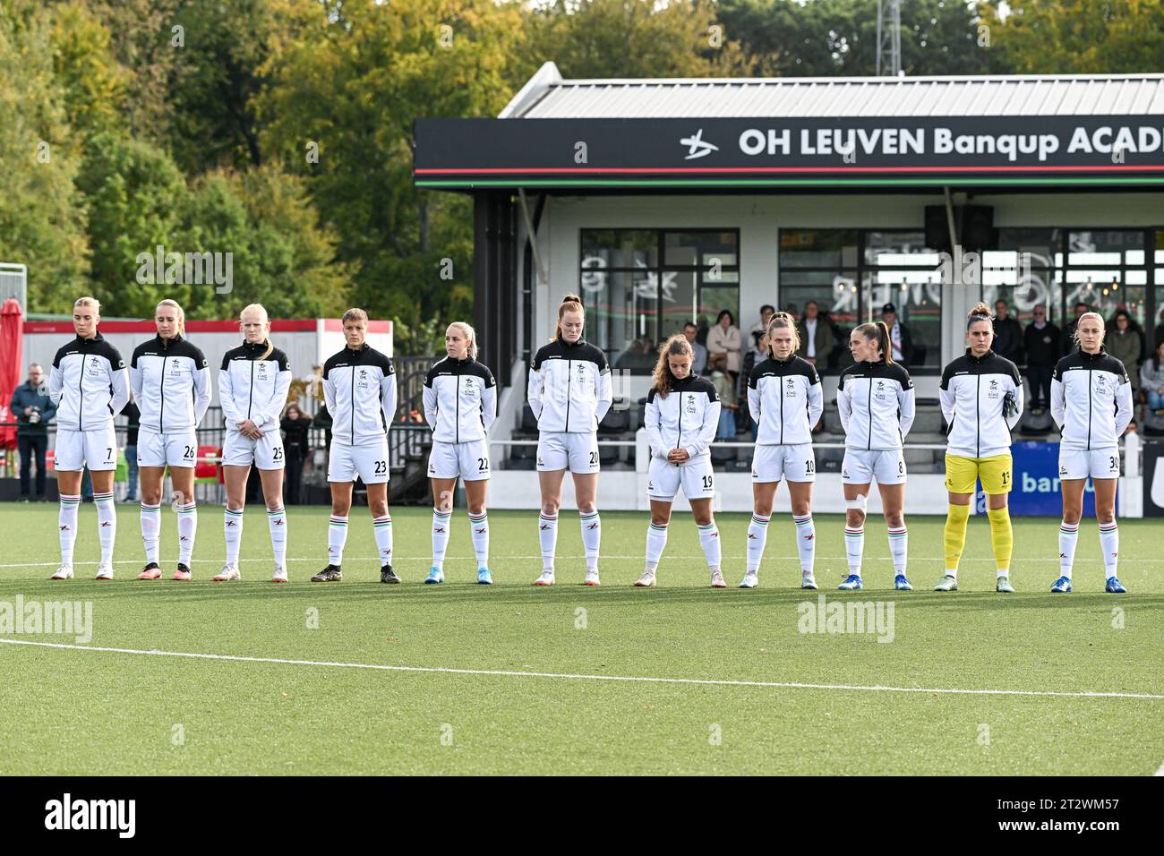 Oud Heverlee, Belgium. 21st Oct, 2023. Team OHL pictured before a