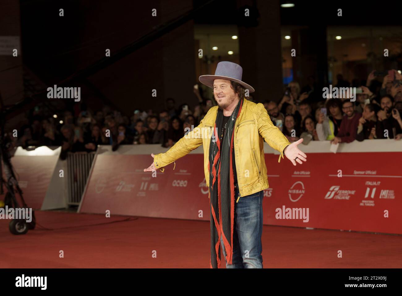 ROME, ITALY - OCTOBER 21: Zucchero Adelmo Fornaciari attends a red