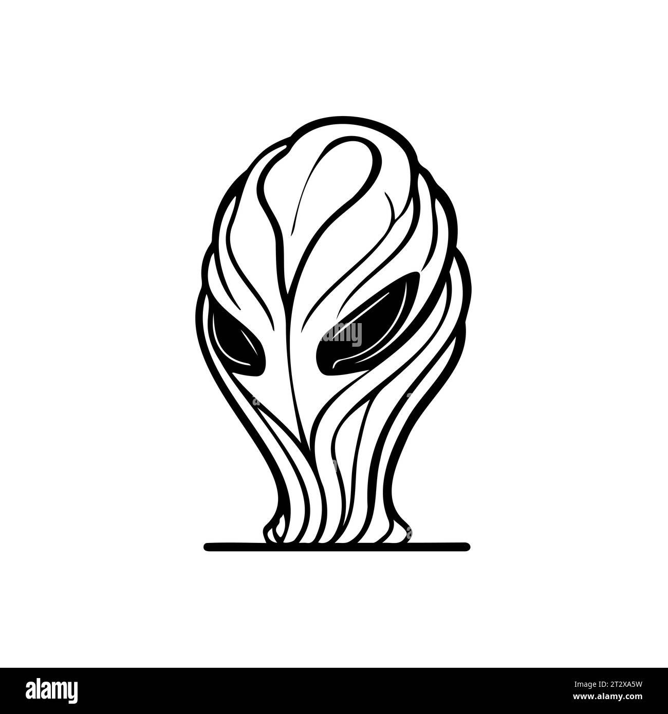Scary alien vectors Black and White Stock Photos & Images - Alamy