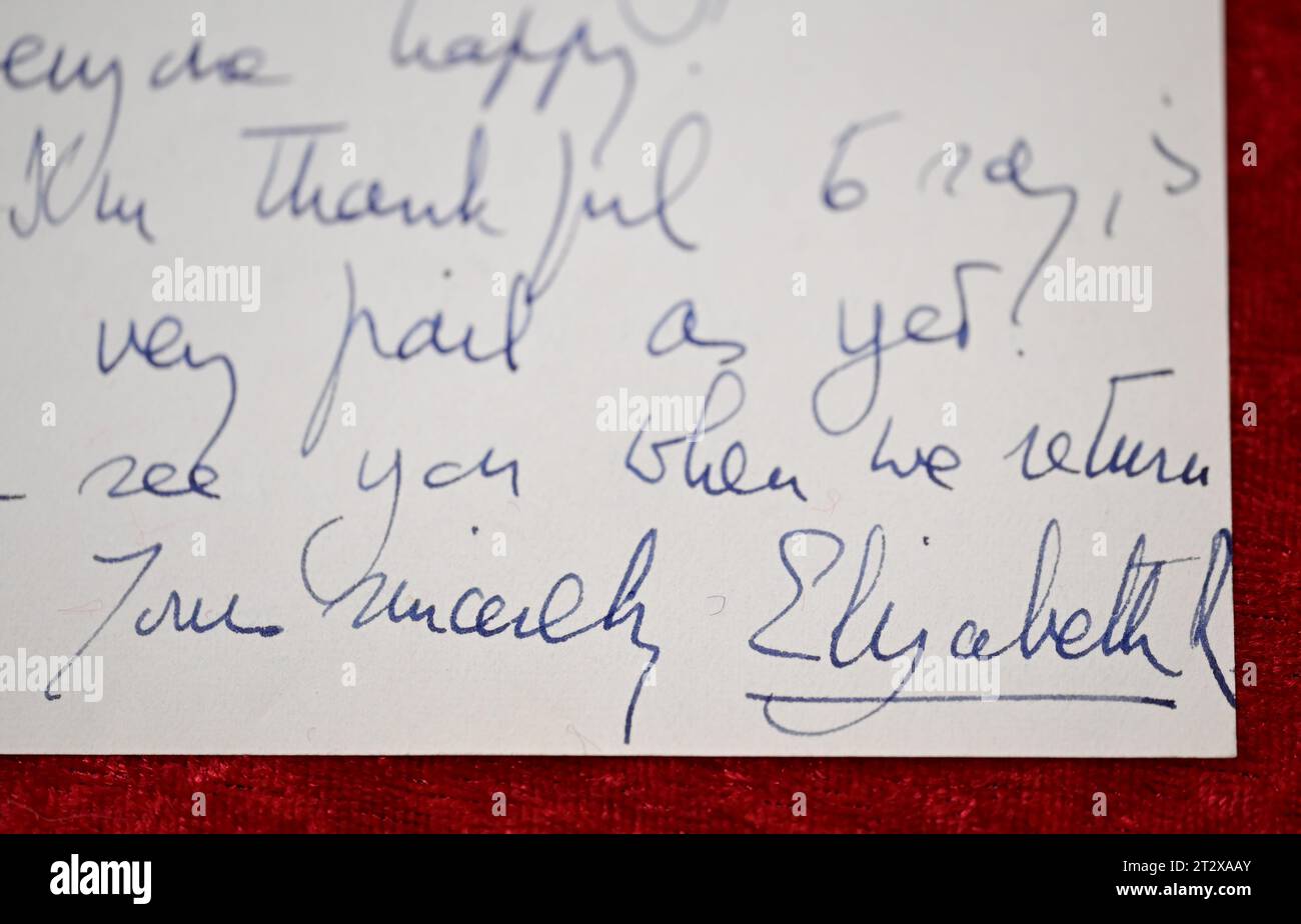 Leinfelden Echterdingen, Germany. 19th Oct, 2023. A letter from the