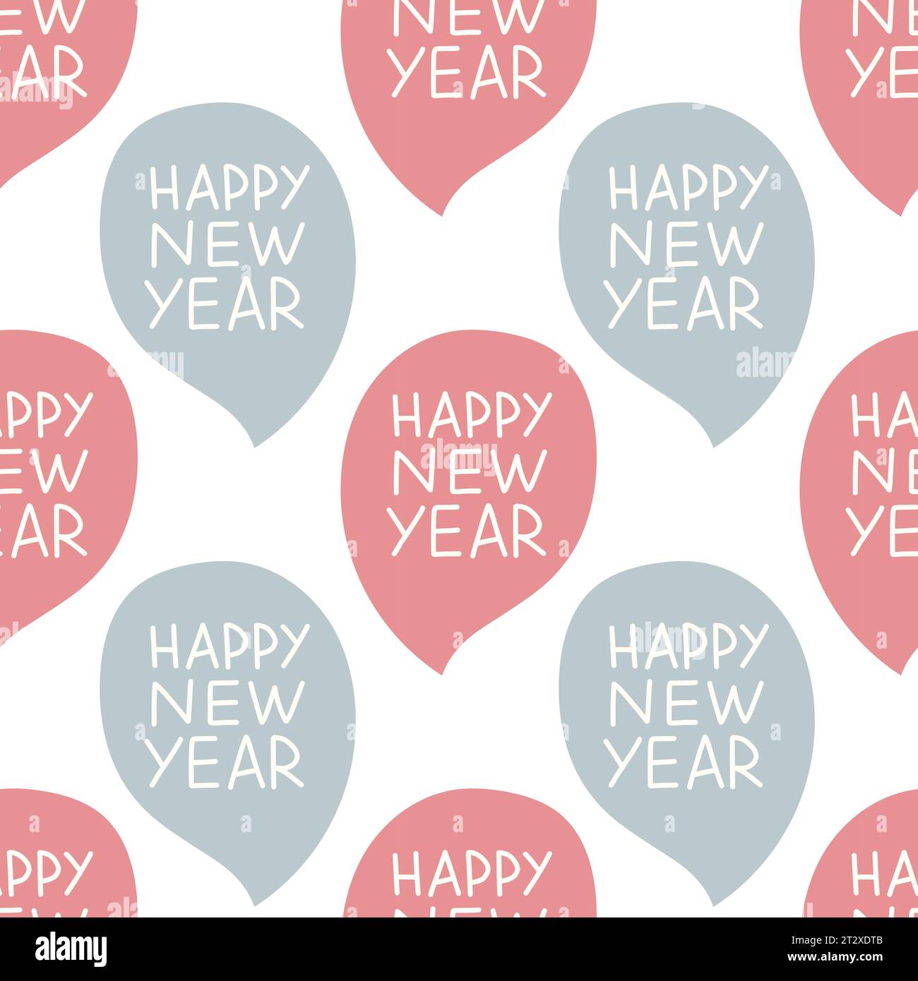 New year Seamless Pattern. Hand drawn pattern. New year texture for ...