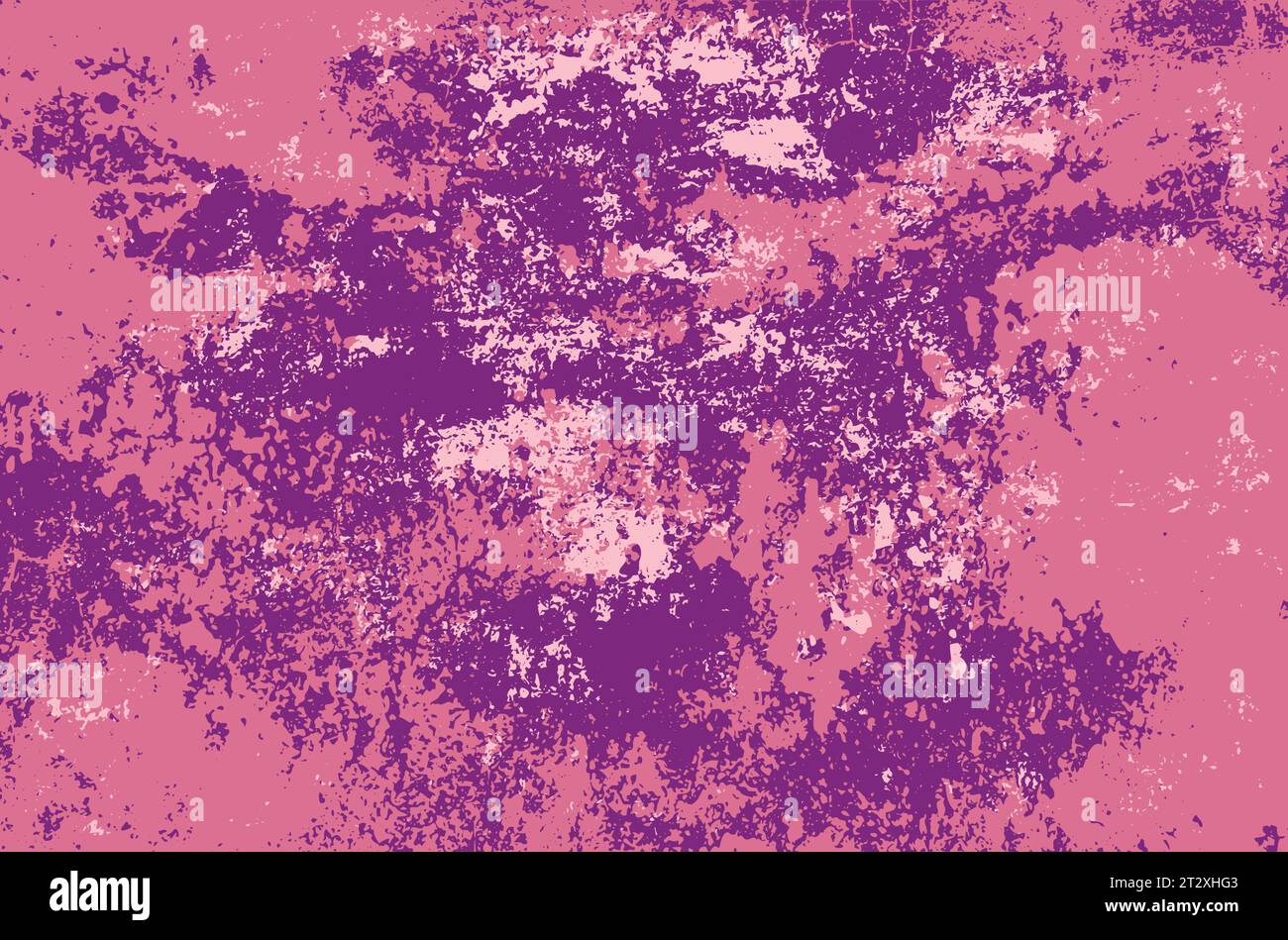 Distressed purple grunge texture as abstract background. Stock Vector