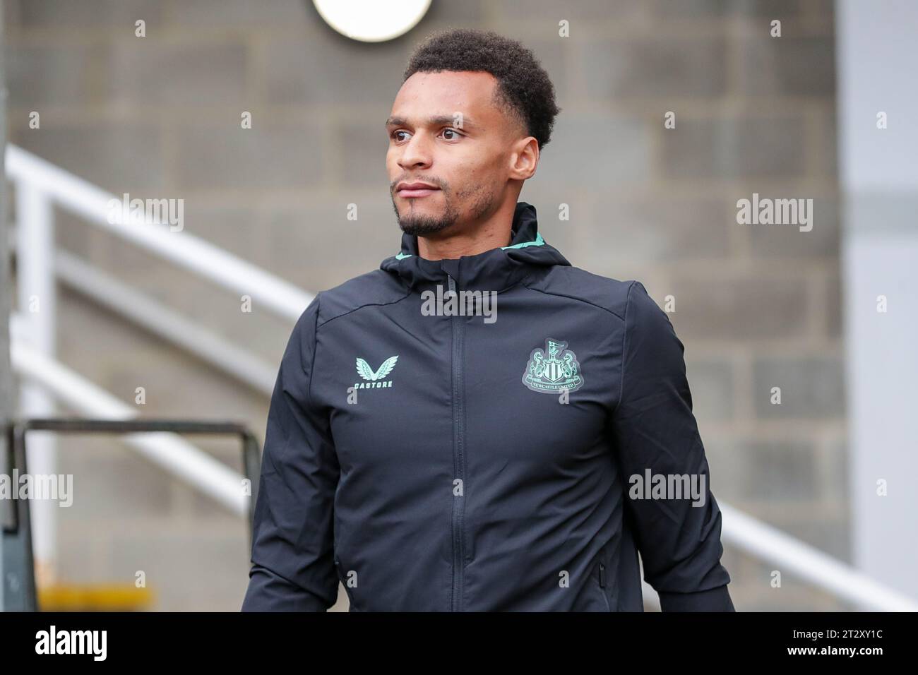 Alexander Isak of Newcastle arrives - Newcastle United v Crystal Palace, Premier League, St James' Park, Newcastle upon Tyne, UK - 21st October 2023 Editorial Use Only - DataCo restrictions apply Stock Photo