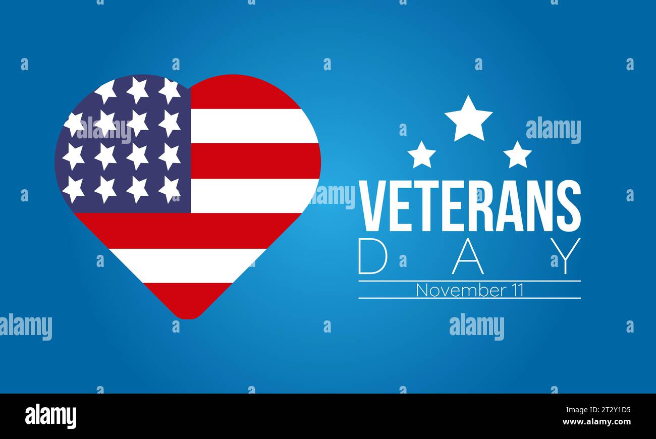 Veterans Day Tribute with American Flag, Saluting Soldier, and Gratitude for Service. Vector template for background, banner, card, poster design. Stock Vector