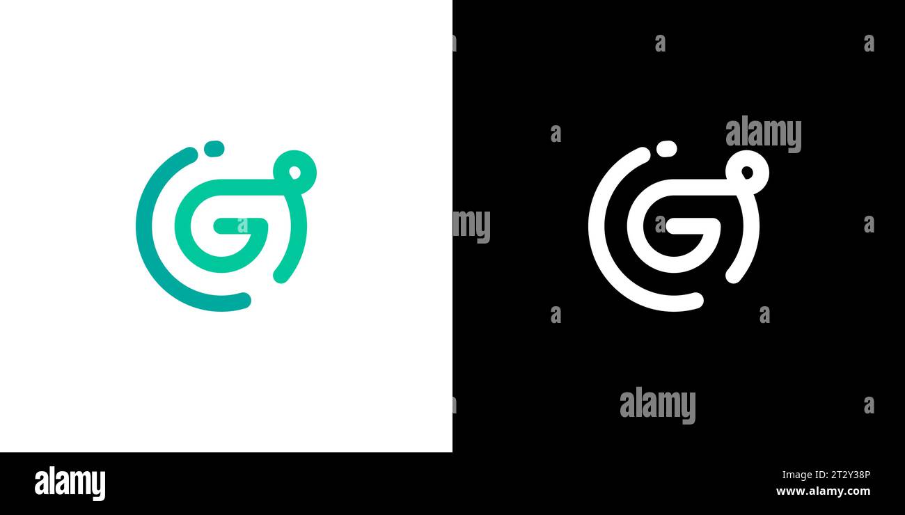iG logo, iG monogram, initials iG icon, letter iG logo, icon, vector Stock Vector
