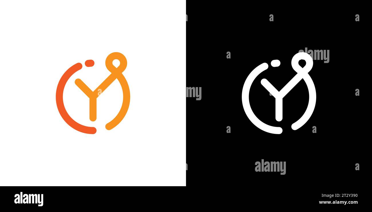 Iy modern logo hi-res stock photography and images - Alamy
