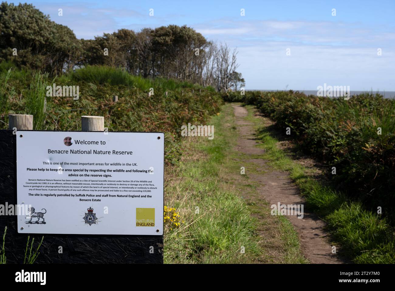 Benacre Nature Reserve Suffolk Stock Photo - Alamy