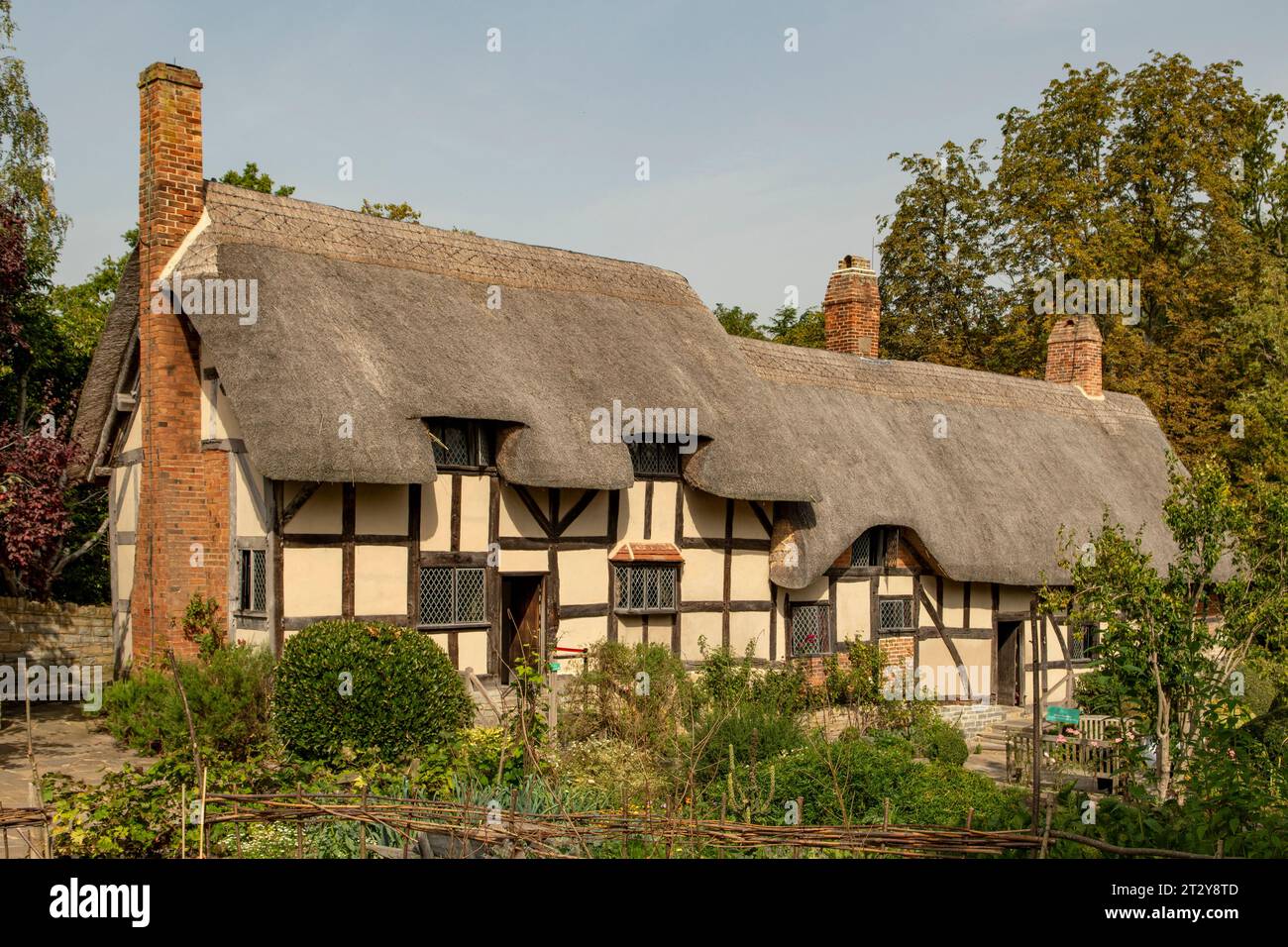 Anne Hathaway's Cottage, Stratford-on-Avon, Warwickshire, England Stock Photo