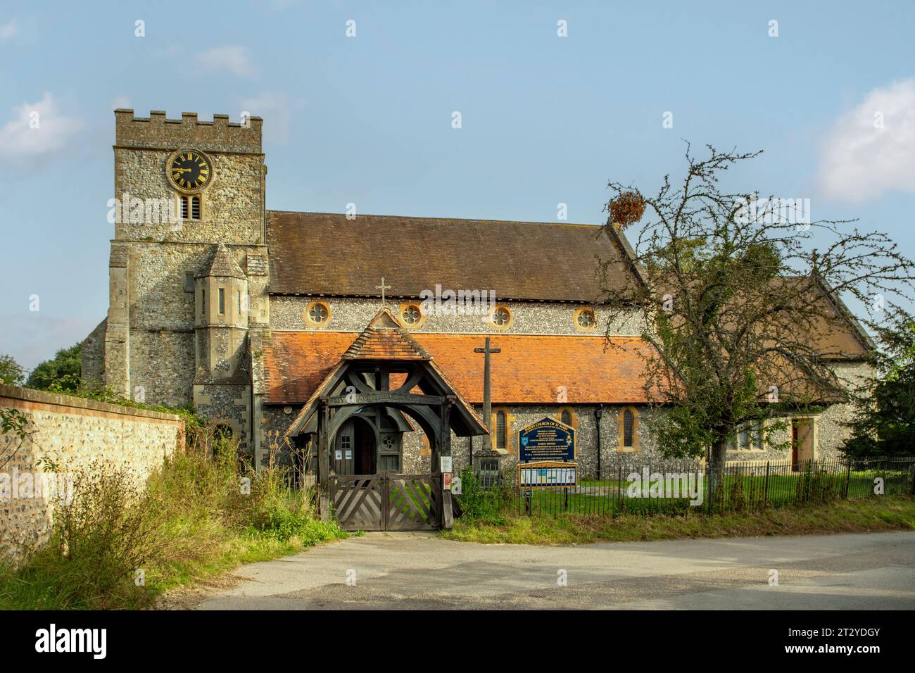 St Mary's Church, Streatley, West Berkshire, England Stock Photo