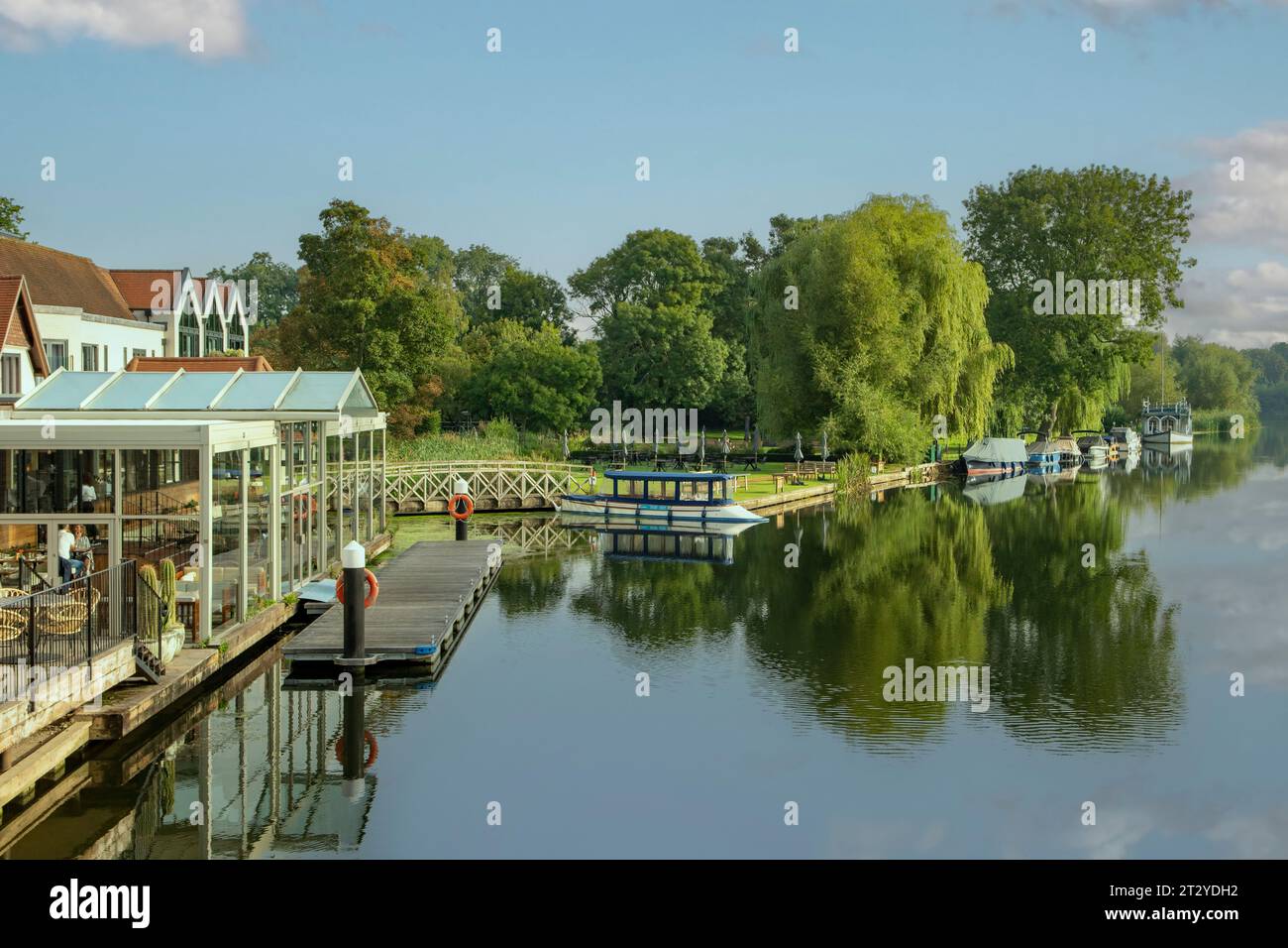 The Star and River Thames, Streatley, West Berkshire, England Stock Photo