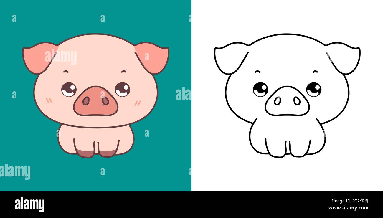 How To Draw A Pig For Kids, Step by Step, Drawing Guide, by Dawn - DragoArt