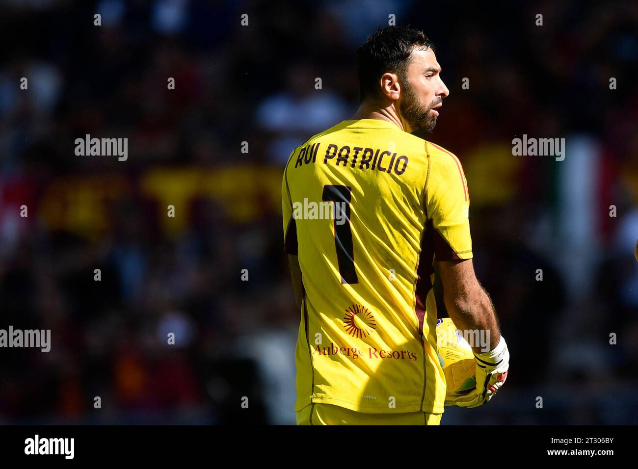 Rome, Italy. 22nd Oct, 2023. Rui Patricio of AS Roma during the Serie A football match between AS Roma and AC Monza at Olimpico stadium in Rome (Italy), October 22nd, 2023. Credit: Insidefoto di andrea staccioli/Alamy Live News Stock Photo
