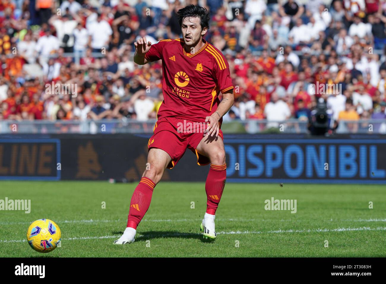 Rome, Italy. 22nd Oct, 2023. Sardar Azmoun of AS Roma in action during ...