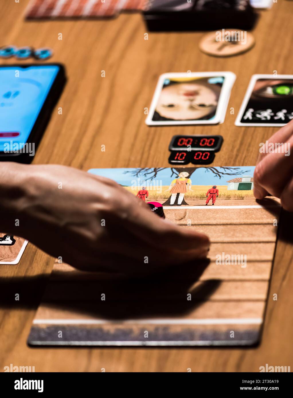 Squid Game Boardgame inspired by the Netflix series Stock Photo