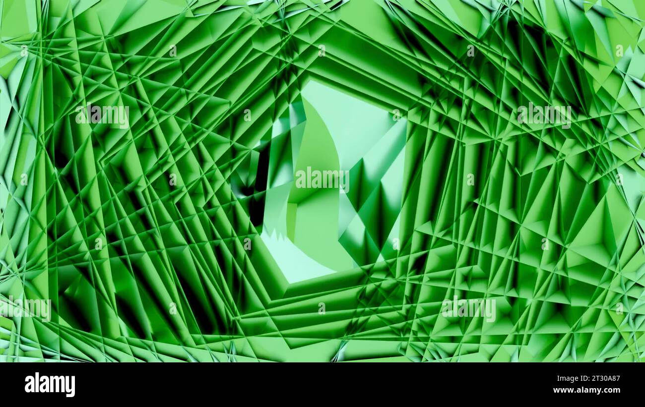 Blue and green light background. Design. Kaleidoscope effect with ...