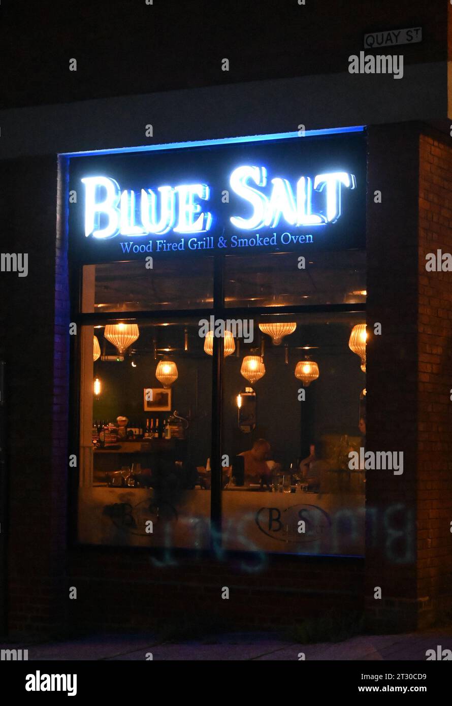 exterior of blue salt restaurant, woodbridge Stock Photo Alamy