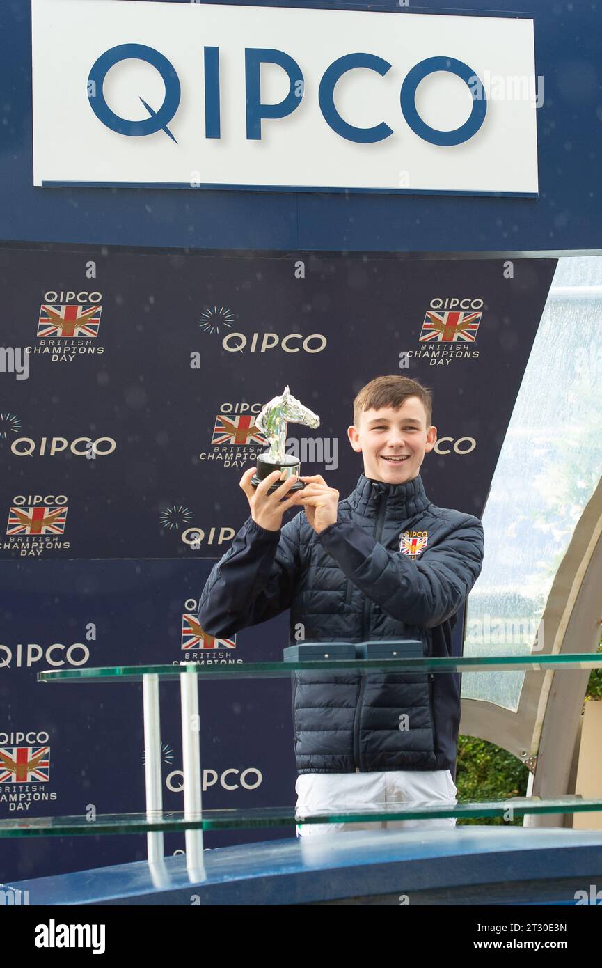 Ascot, Berkshire, UK. 21st October, 2023. Teenage sensation Billy