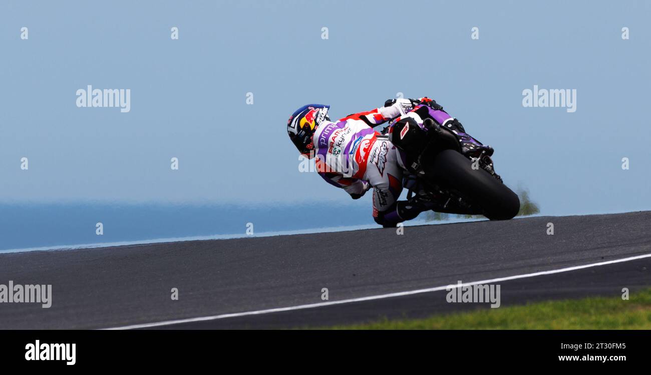 Phillip Island, Australia. 20th Oct, 2023. Melbourne, Australia, Friday 20 October: during the 2023 MotoGP Australian Motorcyle Grand Prix. Fee liable image, photo and copyright © PETERSON Mark ATP Images (PETERSON Mark/ATP/SPP) Credit: SPP Sport Press Photo. /Alamy Live News Stock Photo