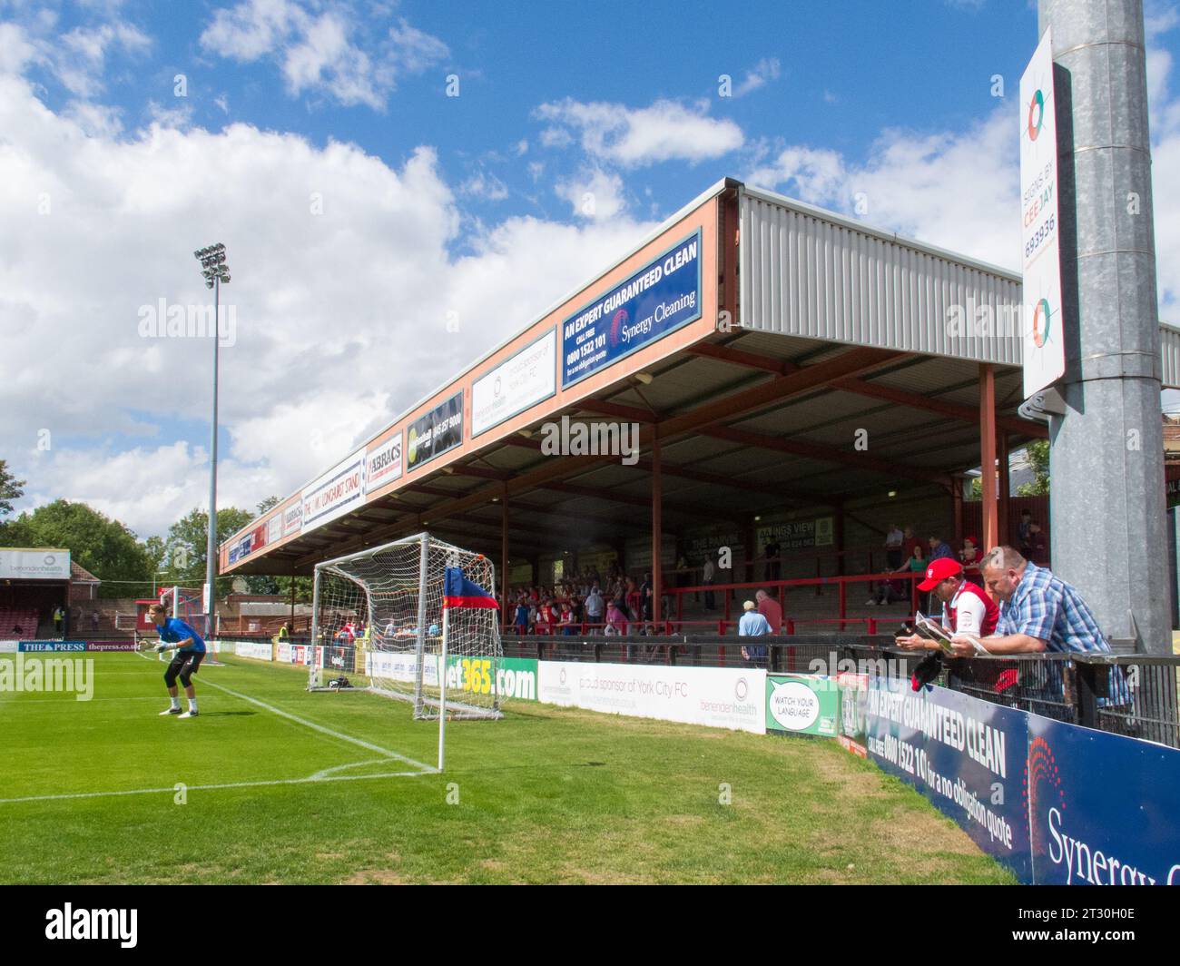 York City football club at Bootham Cresecent in 2013 Stock Photo