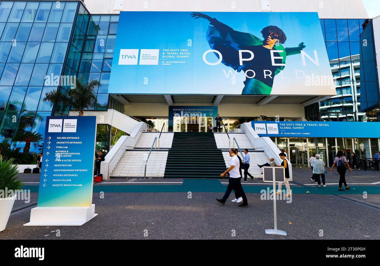 Cannes, France October 03, 2023 TFWA World Exhibition and Conference