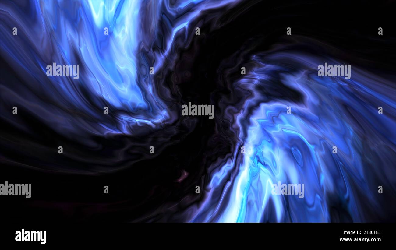 Green and purple play of light on a dark background. Motion. The fast ...